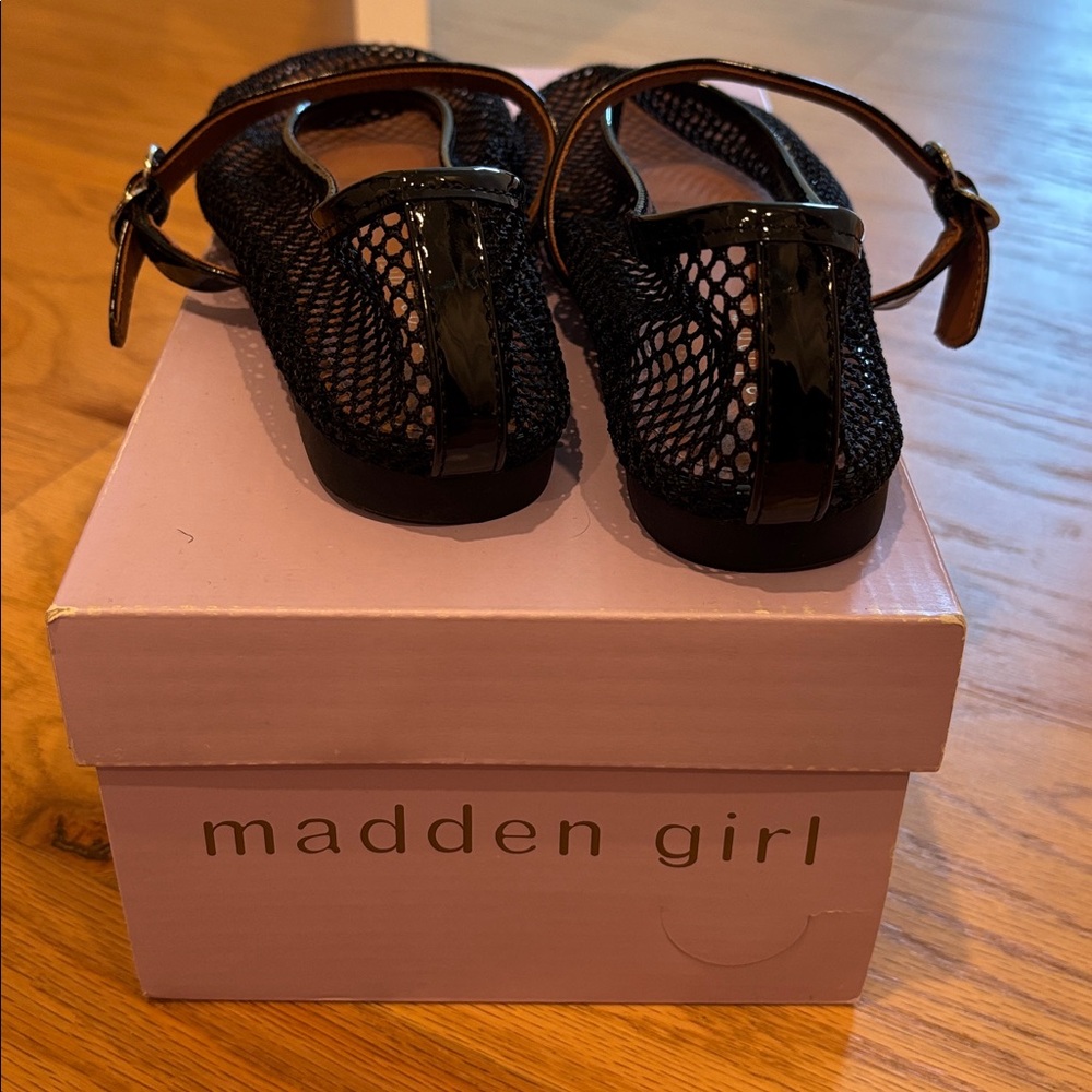 Madden Girl by Steve Madden Barley Mesh Mary Jane Flats - Picture 2 of 4